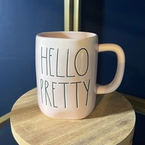 Rae Dunn "Hello Pretty" Pink Mug
